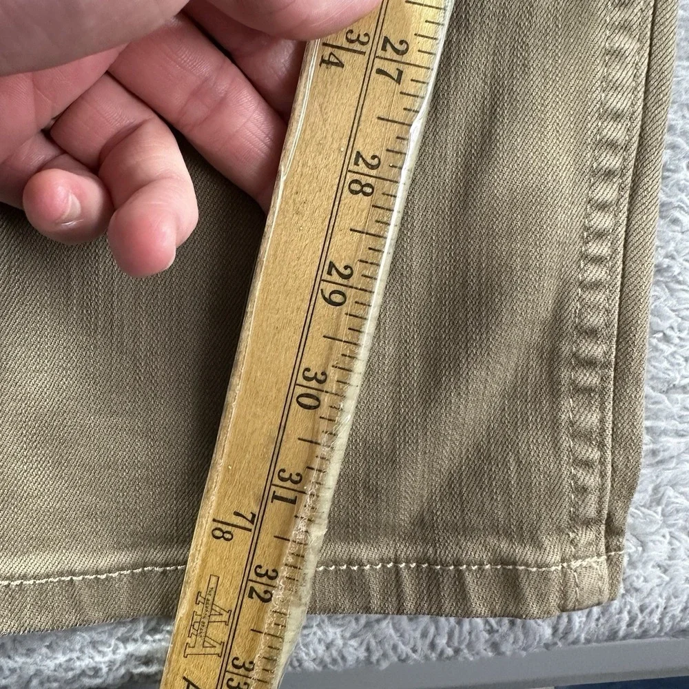 Flag and Anthem Chino Jean Pants Mens 42x34 Tan Brown Stretch Oakland Slim NWT‎